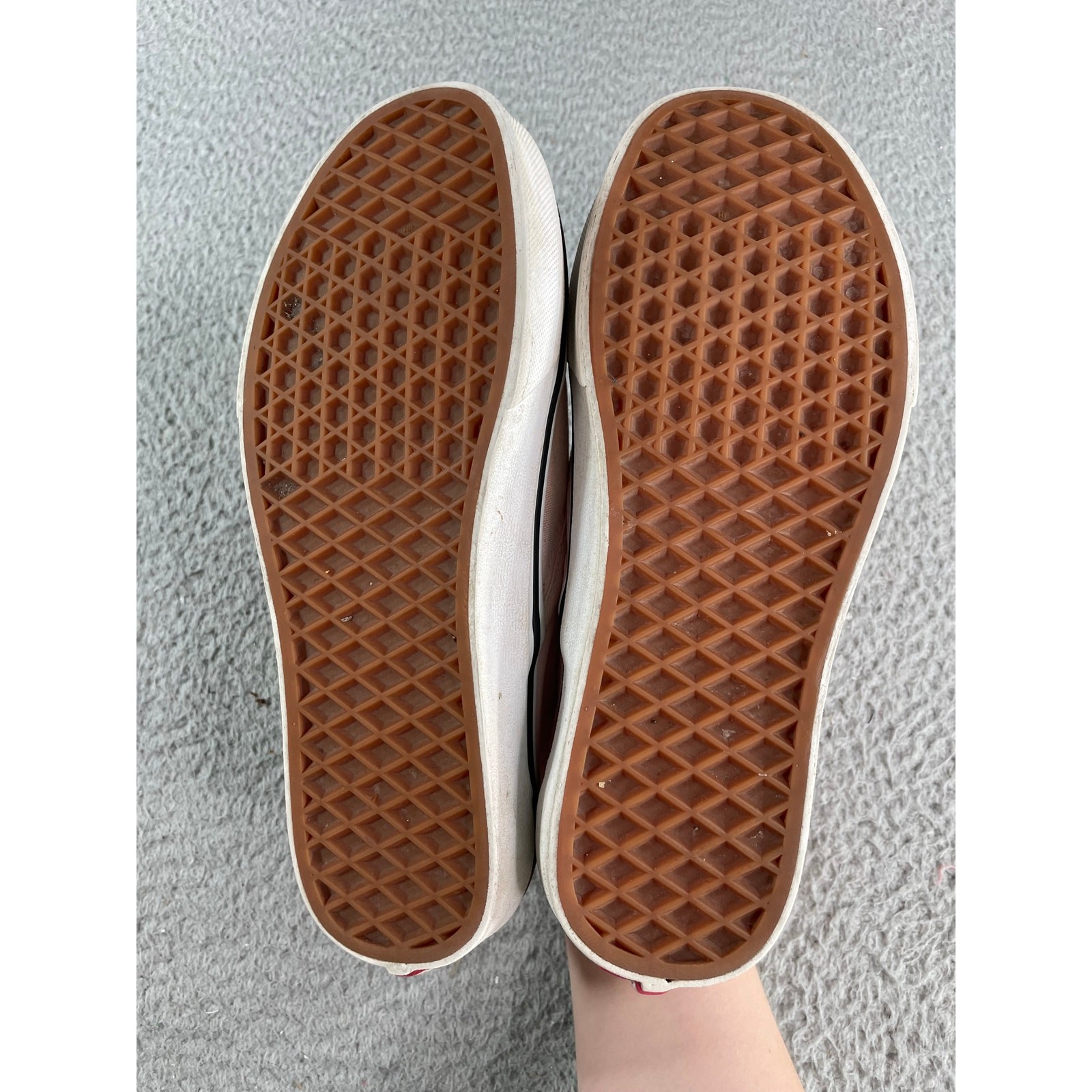 Van Slip On Loafer Shoes Womens Size 8 Light Pink Canvas 500714 SEE DESCRIPTION