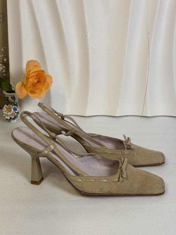 women unisa heels beige suede 37