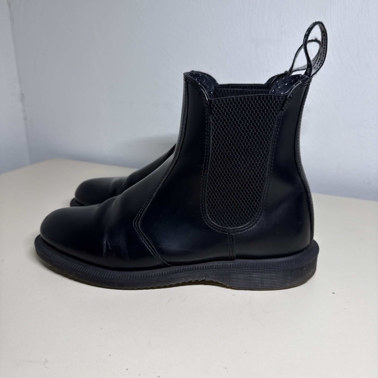 Dr. Martens short boots/ US size 7 Black PVC