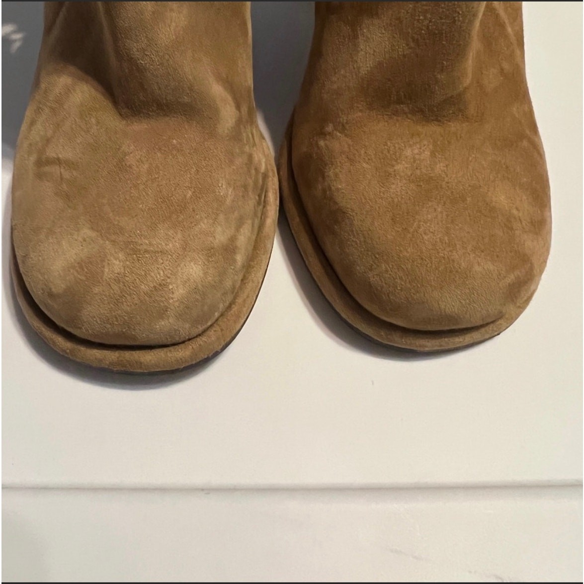 Free People Mariette Suede Bootie Boots Size 10-10.5 Heel Ankle Bohemian Hipster