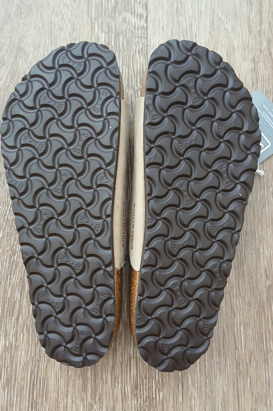 BIRKENSTOCK Sandals 40 US 26.5 Granada Nubuk Leather Tabacco Brown Soft Footbed