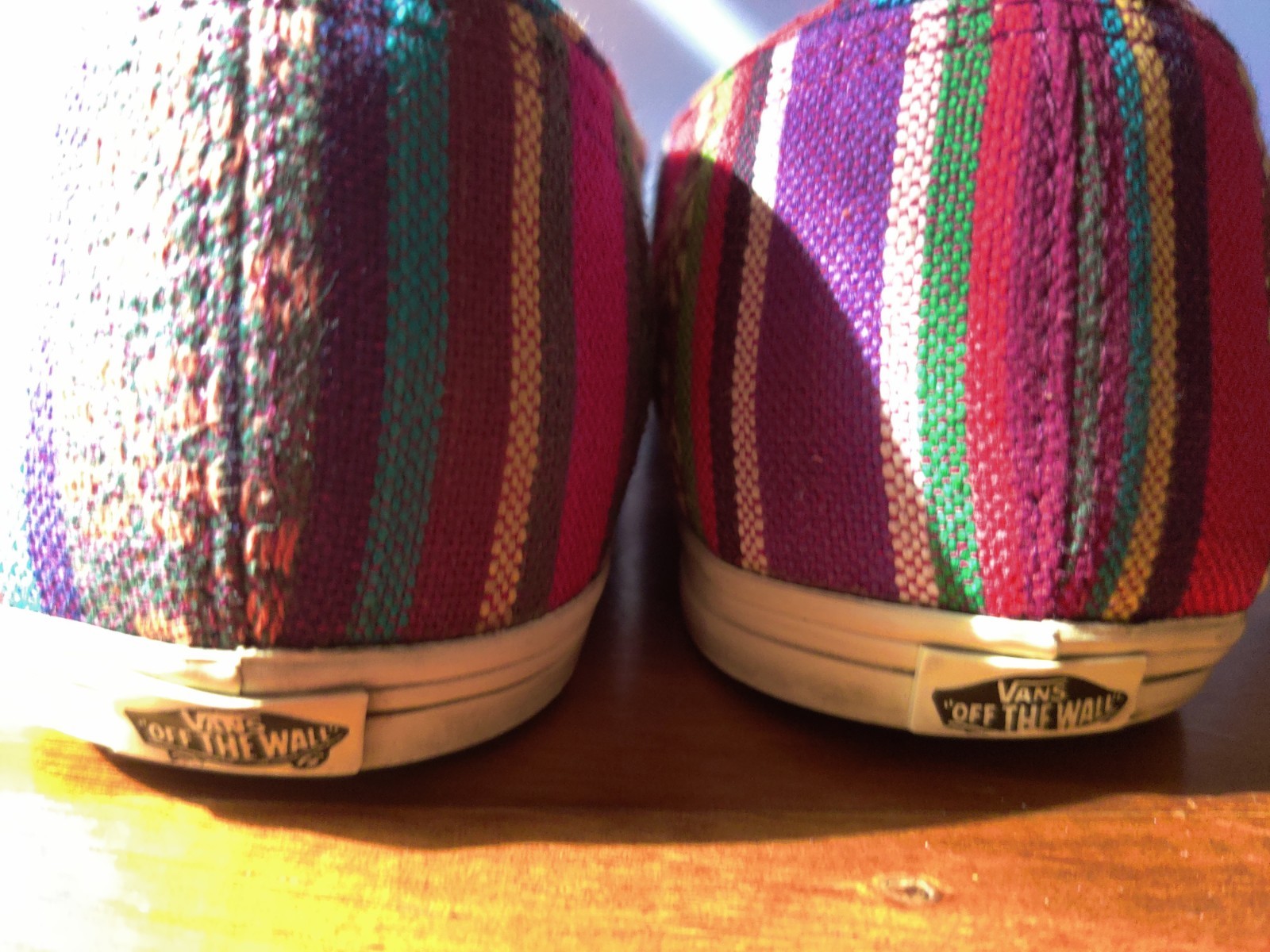 Vans Classic Slip On Dri-Lex Loafers Sneakers Striped Multicolor Women8.5 Men 7