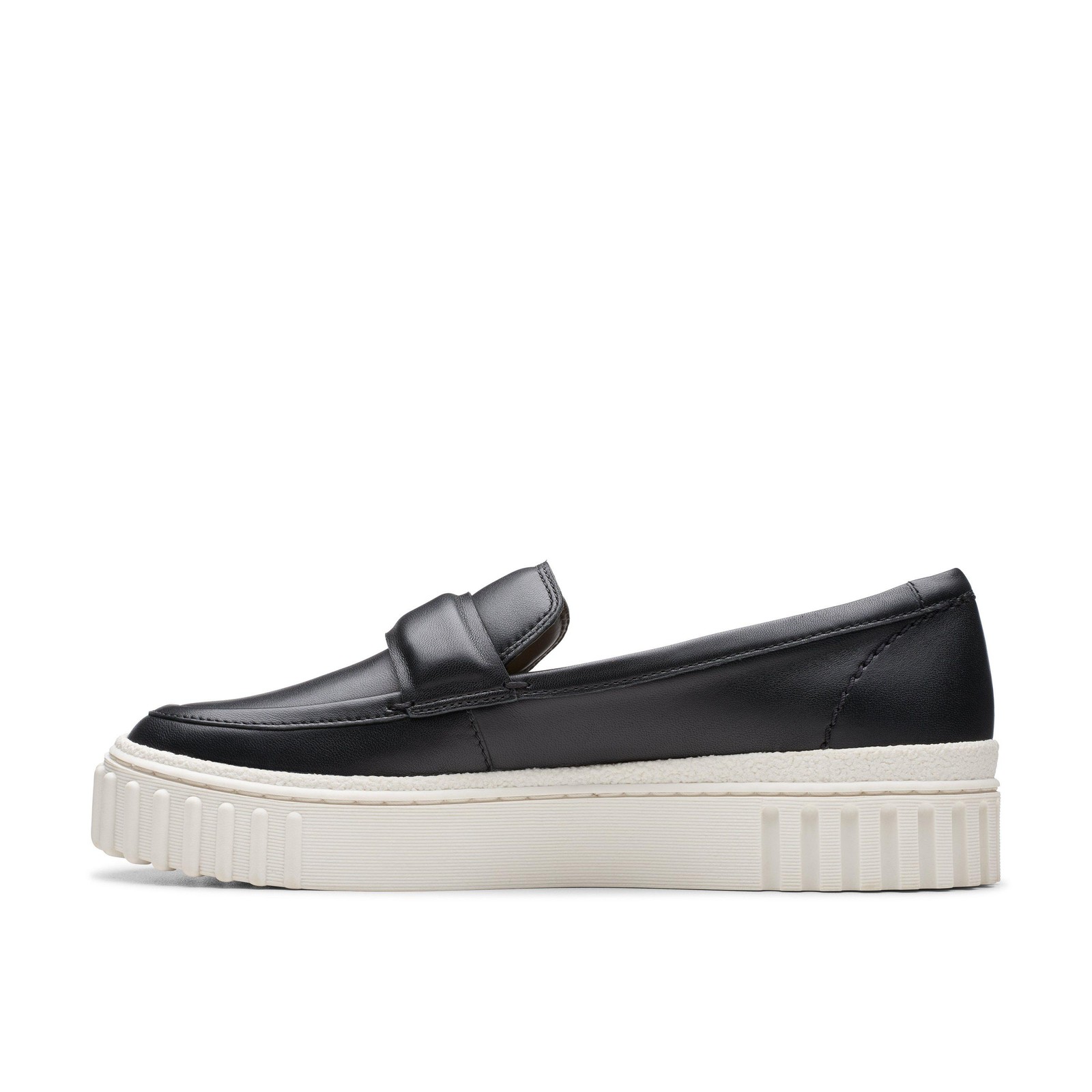 Clarks Womens Mayhill Cove Black Leather Casual Shoes