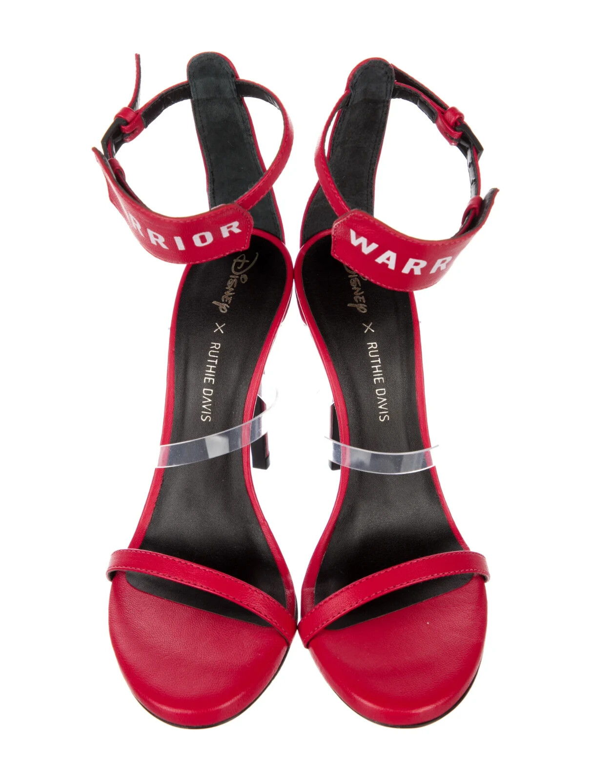 RUTHIE DAVIS Red Leather Sandals Size 6 IT 36 New with Box & Dust Bag & Tags