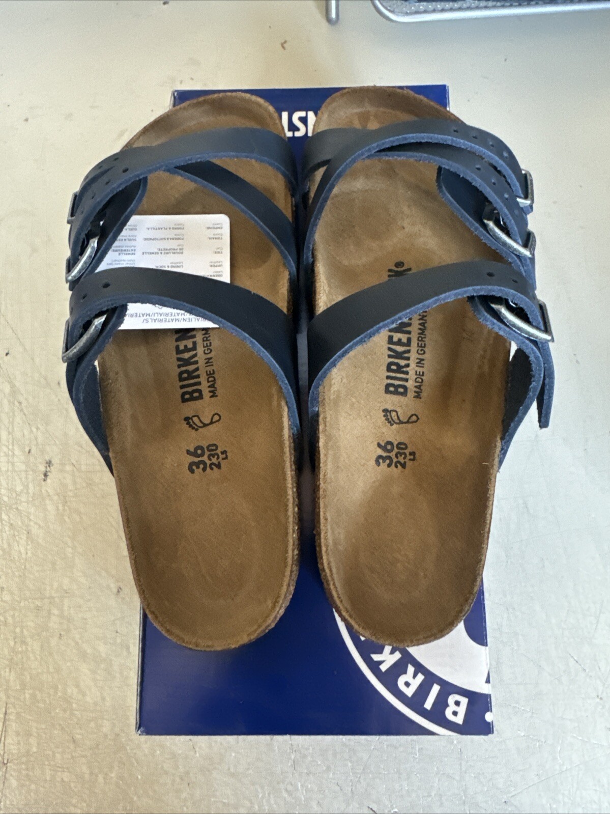 PICK – Birkenstock Women’s Franca BLUE Natural Cork Footbed Regular Fit Sandal