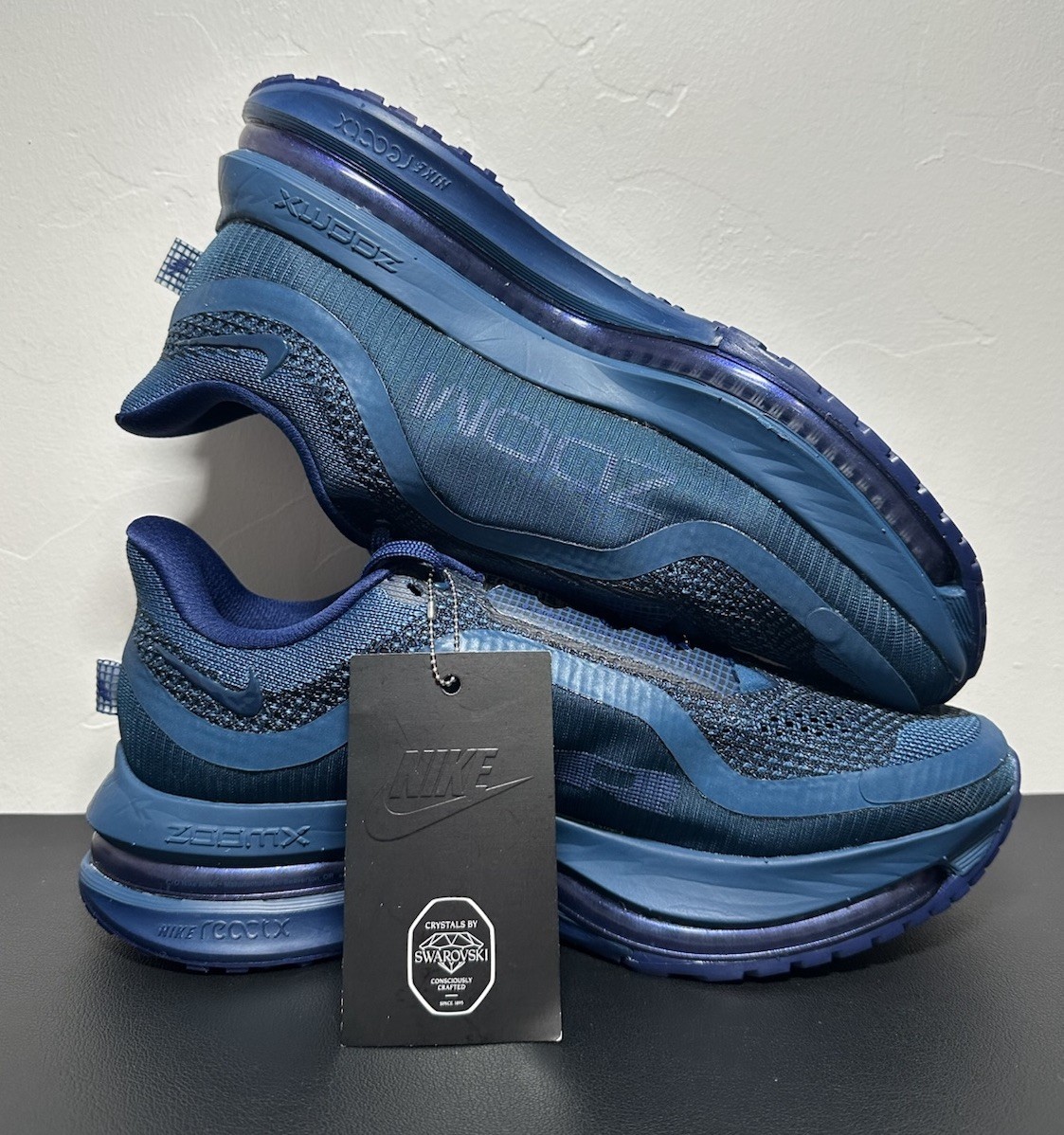 Nike Pegasus Premium Swarovski® Crystals Blue IM7384 499 Women’s Size 8, No Lid