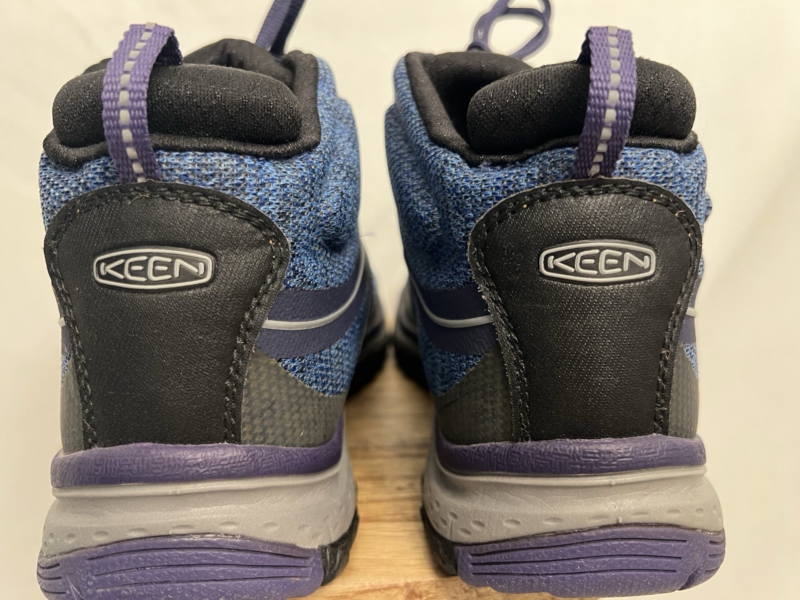Keen Terradora High Top Blue Purple Waterproof Hiking Boots Women’s Us 7