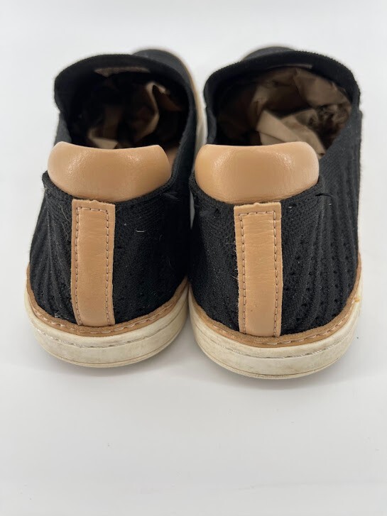 UGG Sammy Chevron Slip On Shoes 1102560 Black Knit Weave Womens Size 11