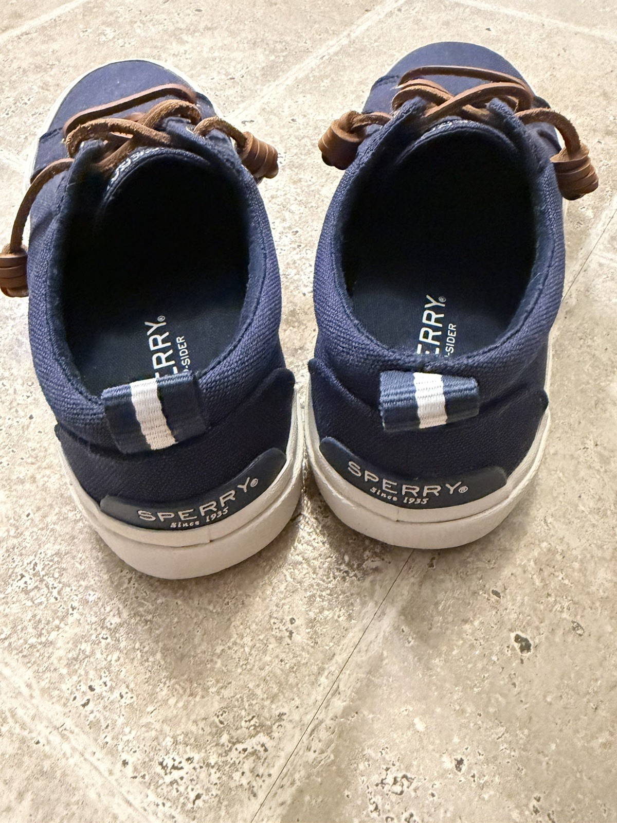 Sperry Pier Wave Ltt Lace Up Womens Size 6 B Sneakers Casual Shoes STS85104