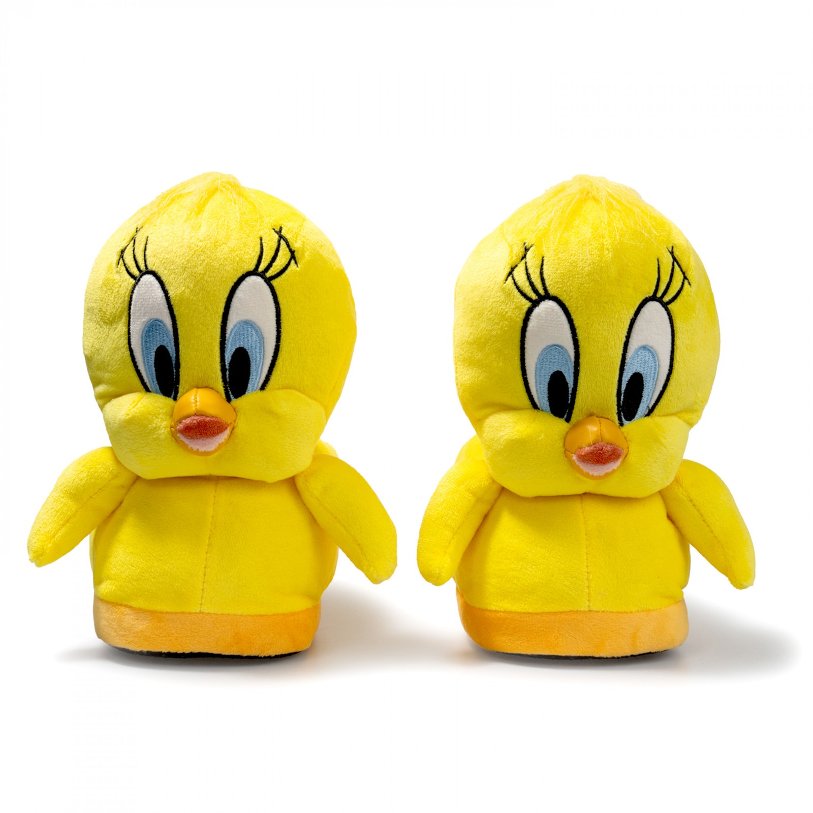 Looney Tunes Tweety Bird 3D Plush Step-In Women’s Slippers Yellow