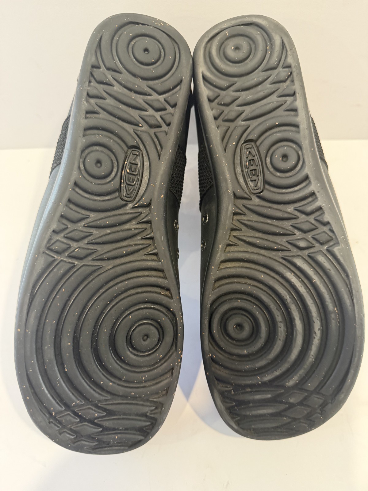 Keen Sienna Canvas Brown Gray Mary Jane Flats Womens Sz 10 Comfort Arch