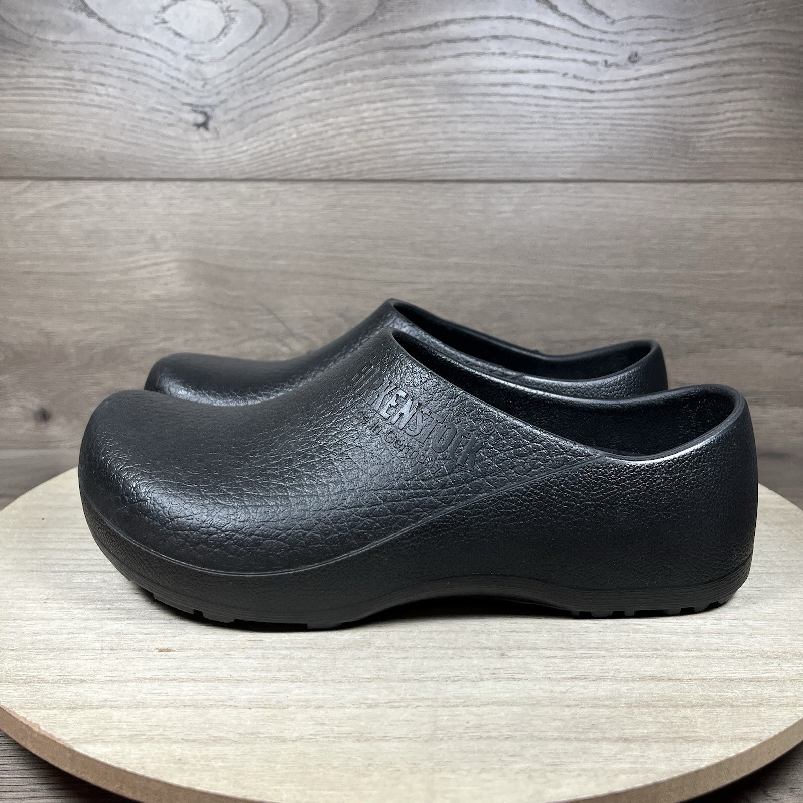 Birkenstock Profi Birki Slip On Work Clog Black Germany Womens Size US 8 EU 39