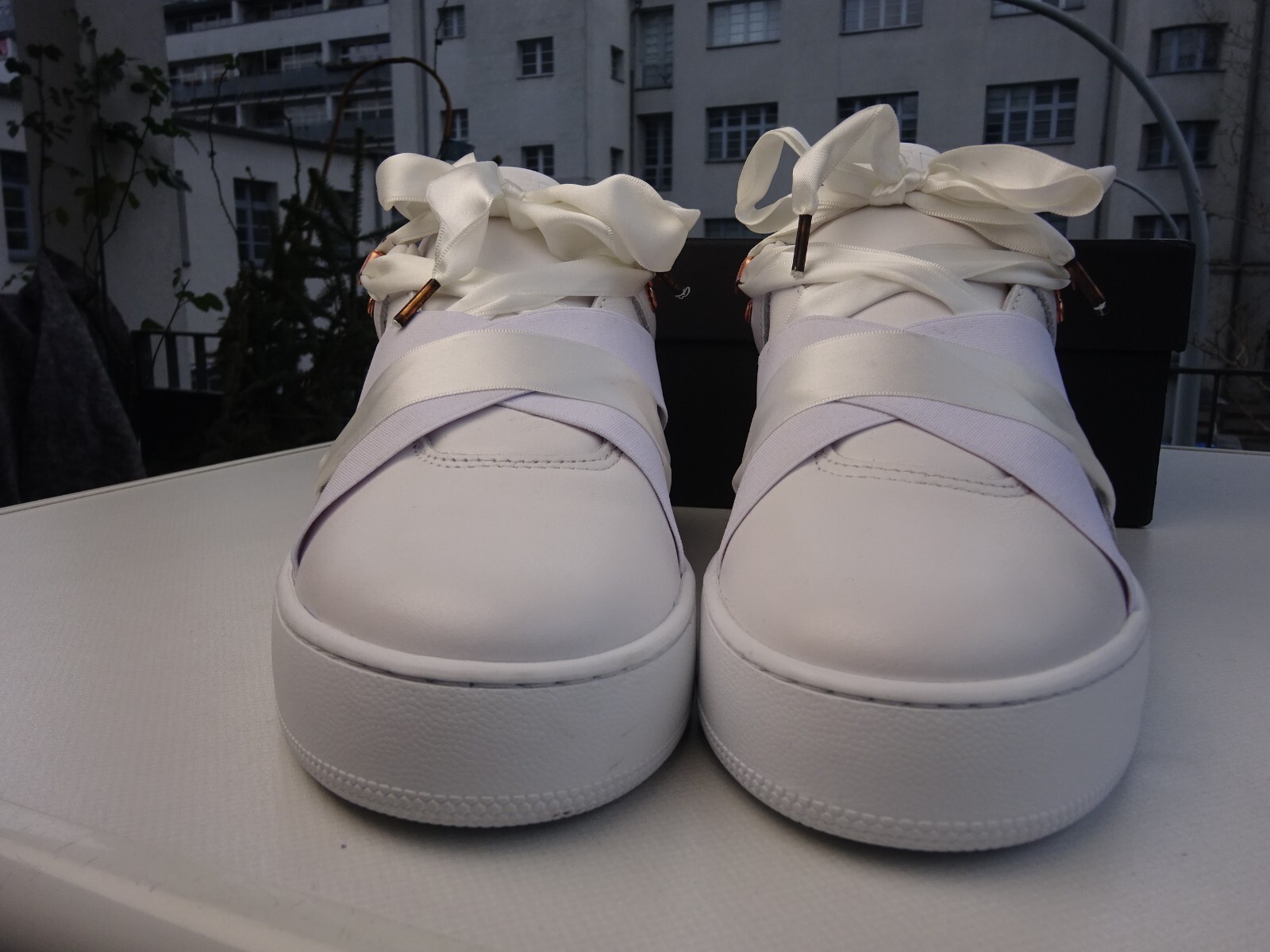 Filling Pieces Mountain Cut Bow White women’s sneaker leather white Portugal size 37 New