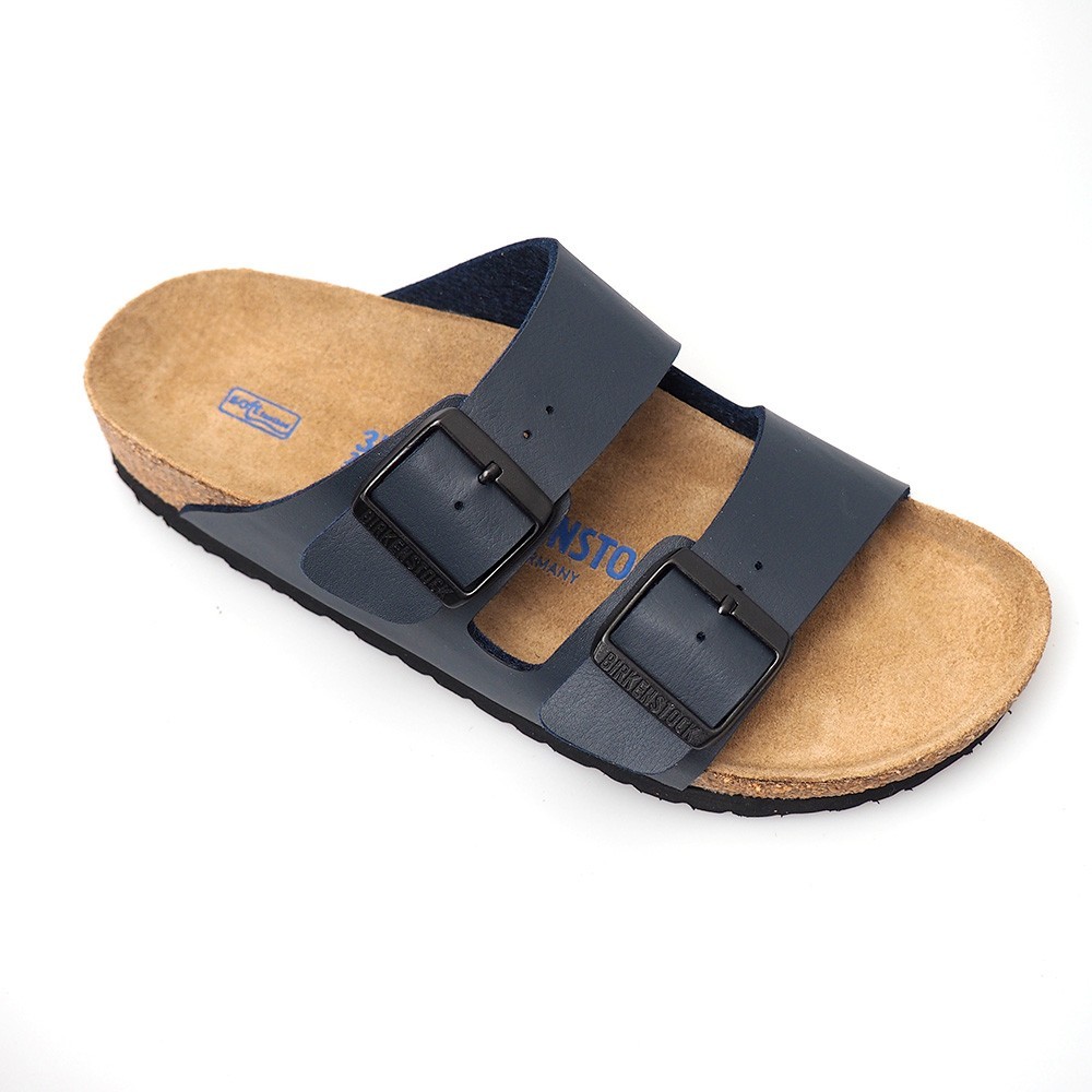 Birkenstock Arizona Sandals Blue Birko-Flor Women’s Shoes Narrow EU 37-41