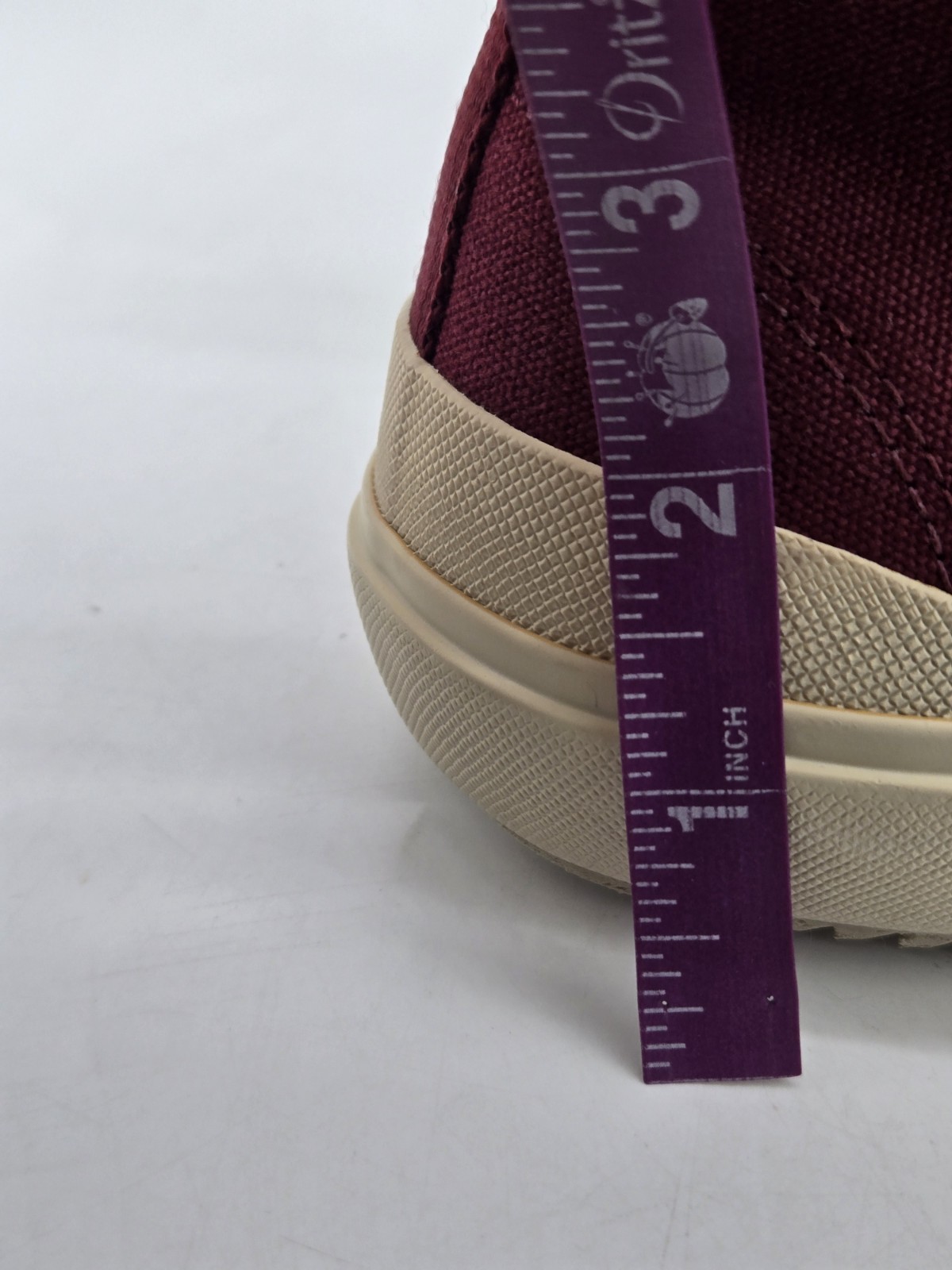 Veja Nova High Top Canvas Trainers Amarante Burgundy Shoes Anthropologie Sz 7