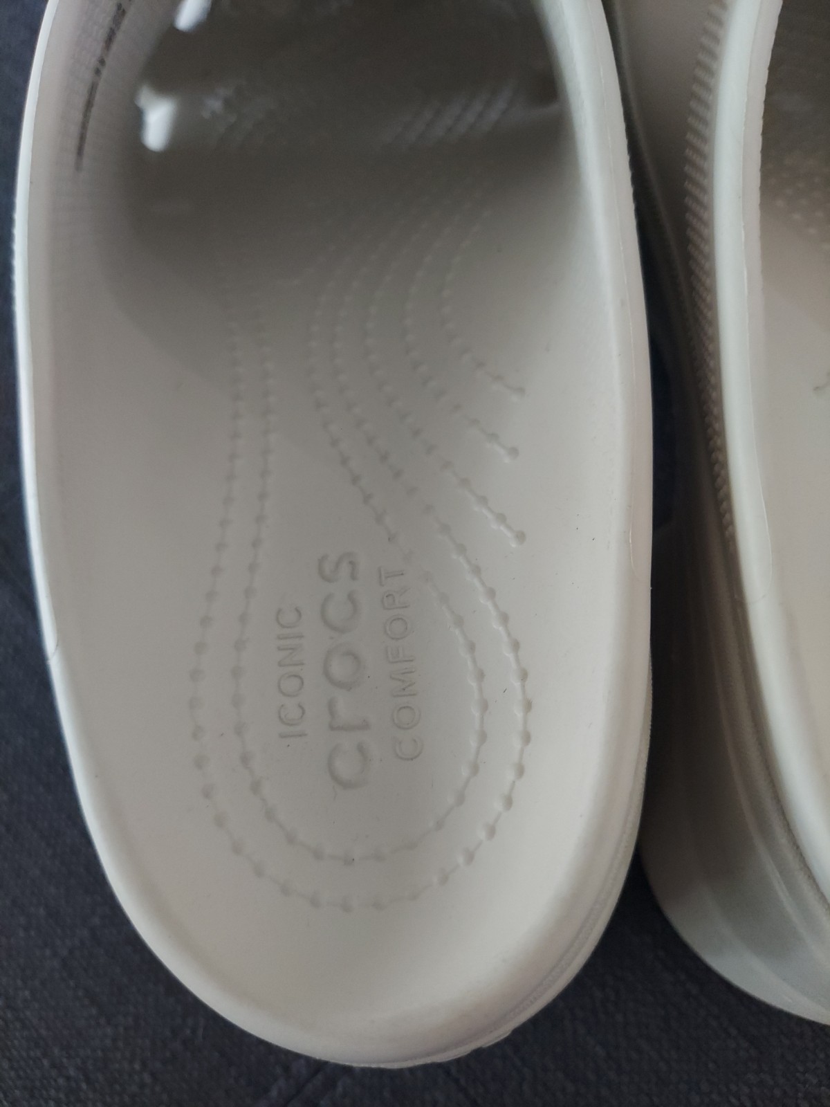 Crocs Unisex Siren Clog Off-White Platform Mules Size Women’s 11 Men’s 9 NWT