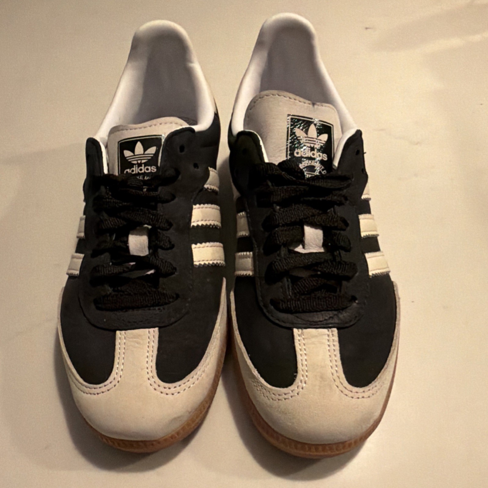 adidas Samba OG Black White Gum Suede Women’s Sneaker Athletic Soccer IE5836