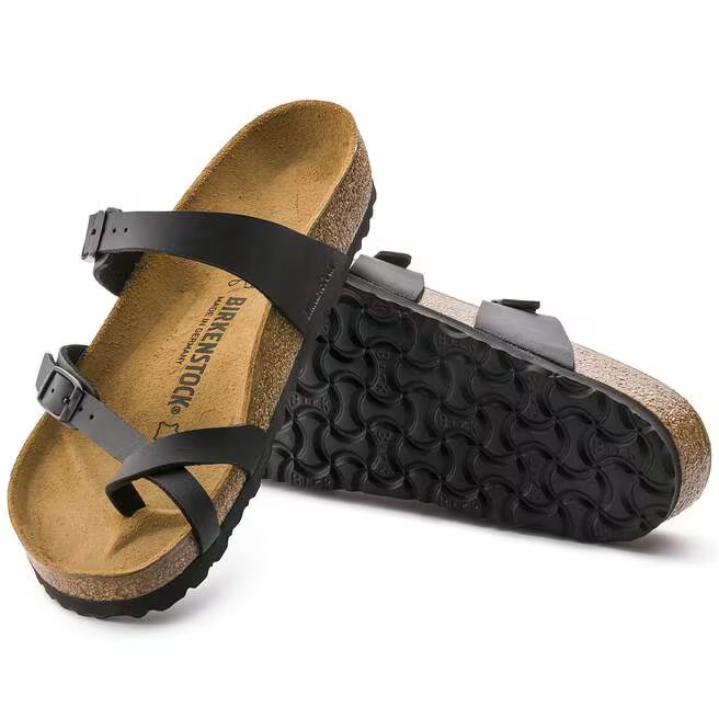 Birkenstock Mayari Birko-Flor Casual Sandals women’s Black-Wide -Select Size