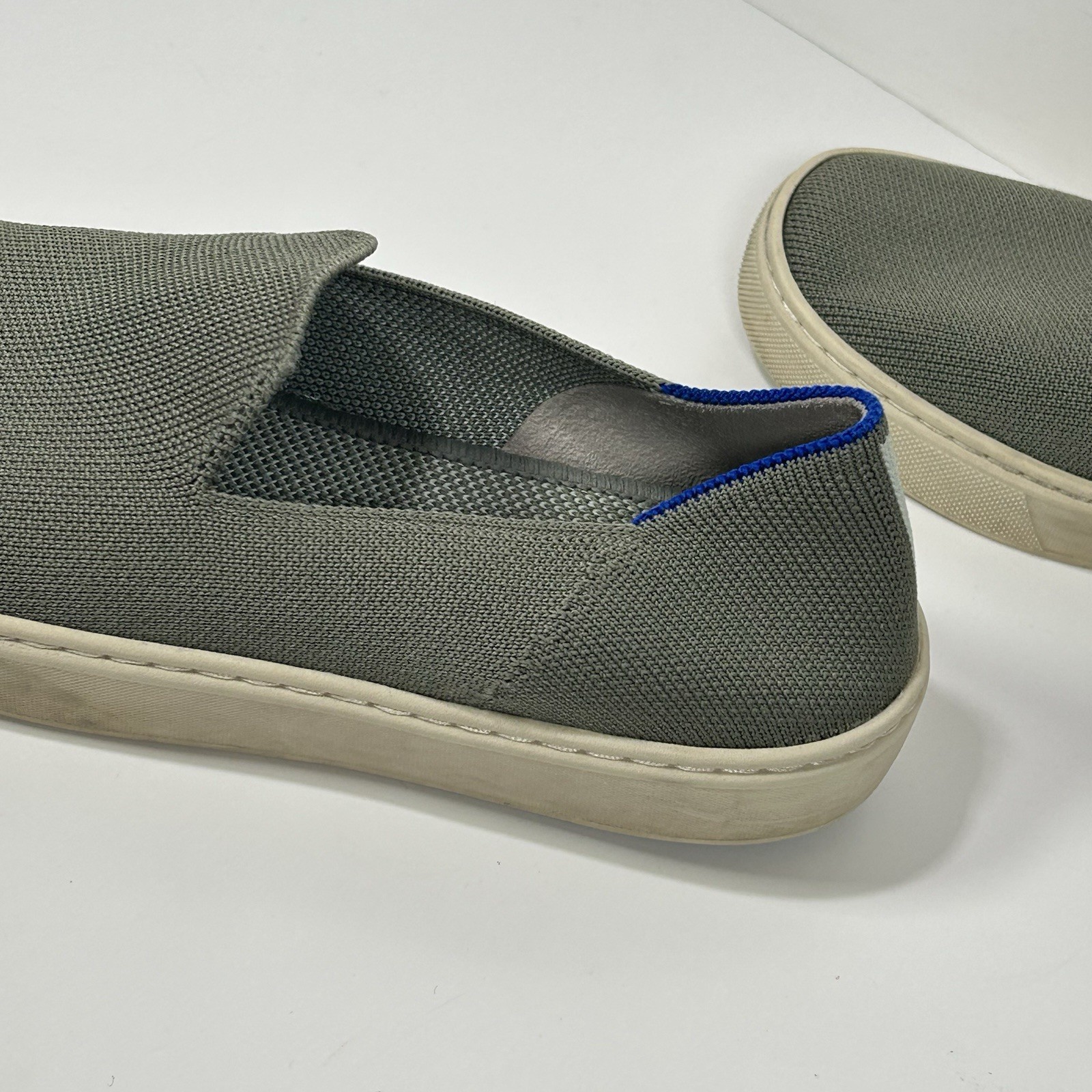 Rothy’s The Original Slip-On Sneaker Womens 6.5 Gray Casual Eco Friendly Shoes