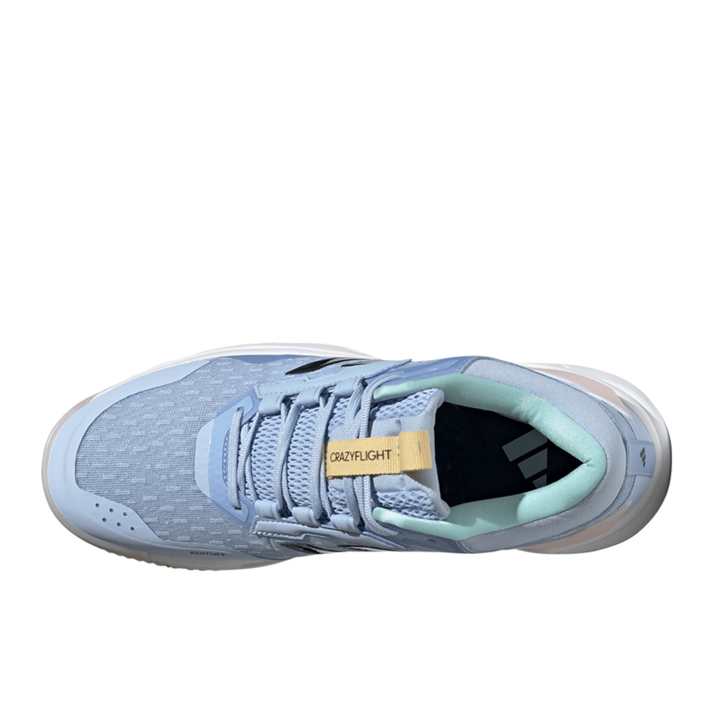 adidas Crazyflight 6 Mid Indoor Volleyball Womens Blue Sneakers Athletic Shoes