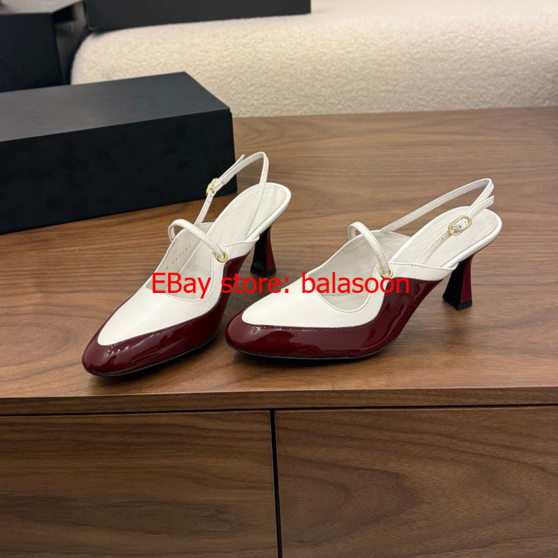 spring 2026 ladies’ high-heeled sandals pointed Baotou sandals