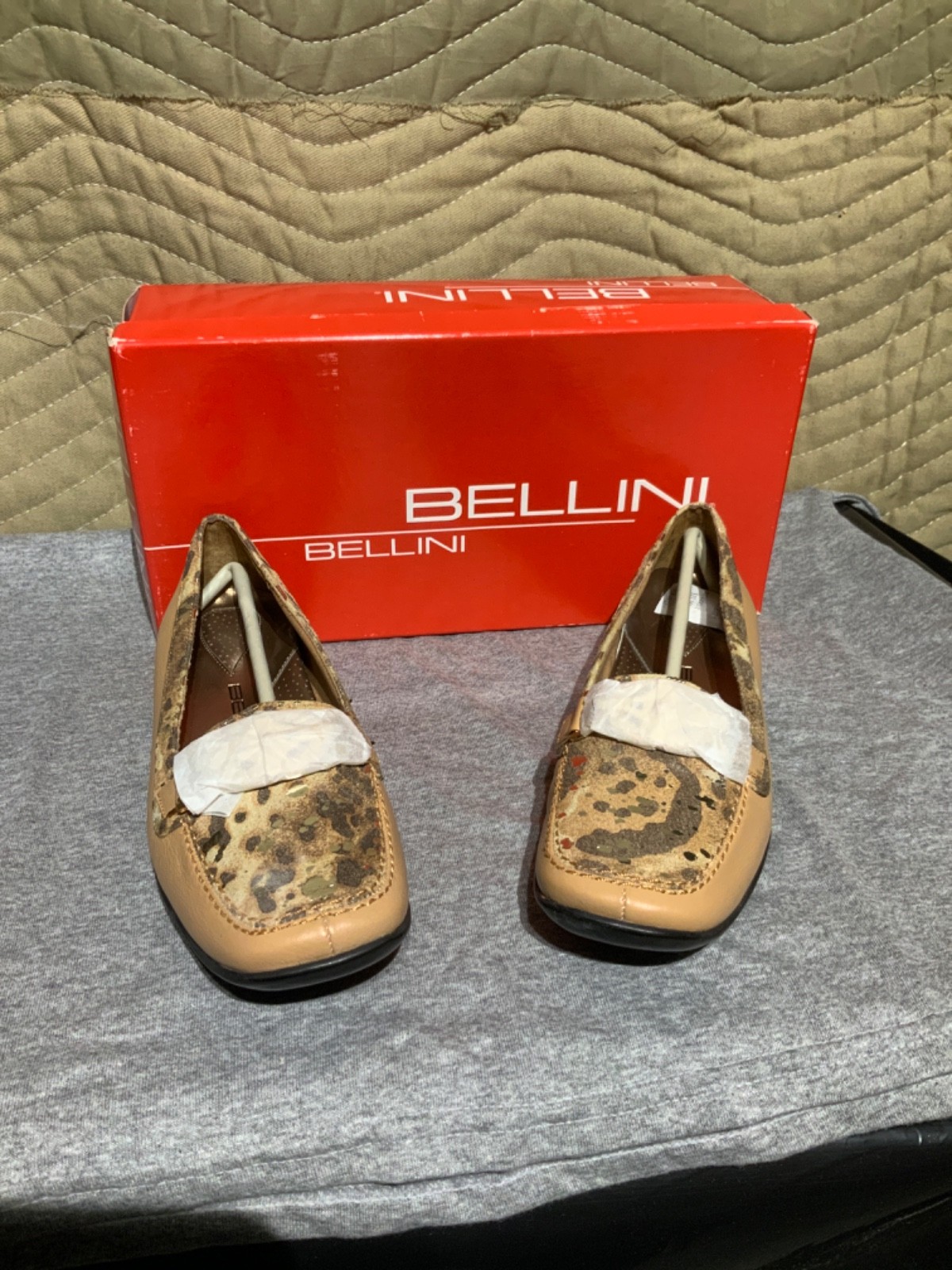 bellini shoes style bobcat , color camel , 7w