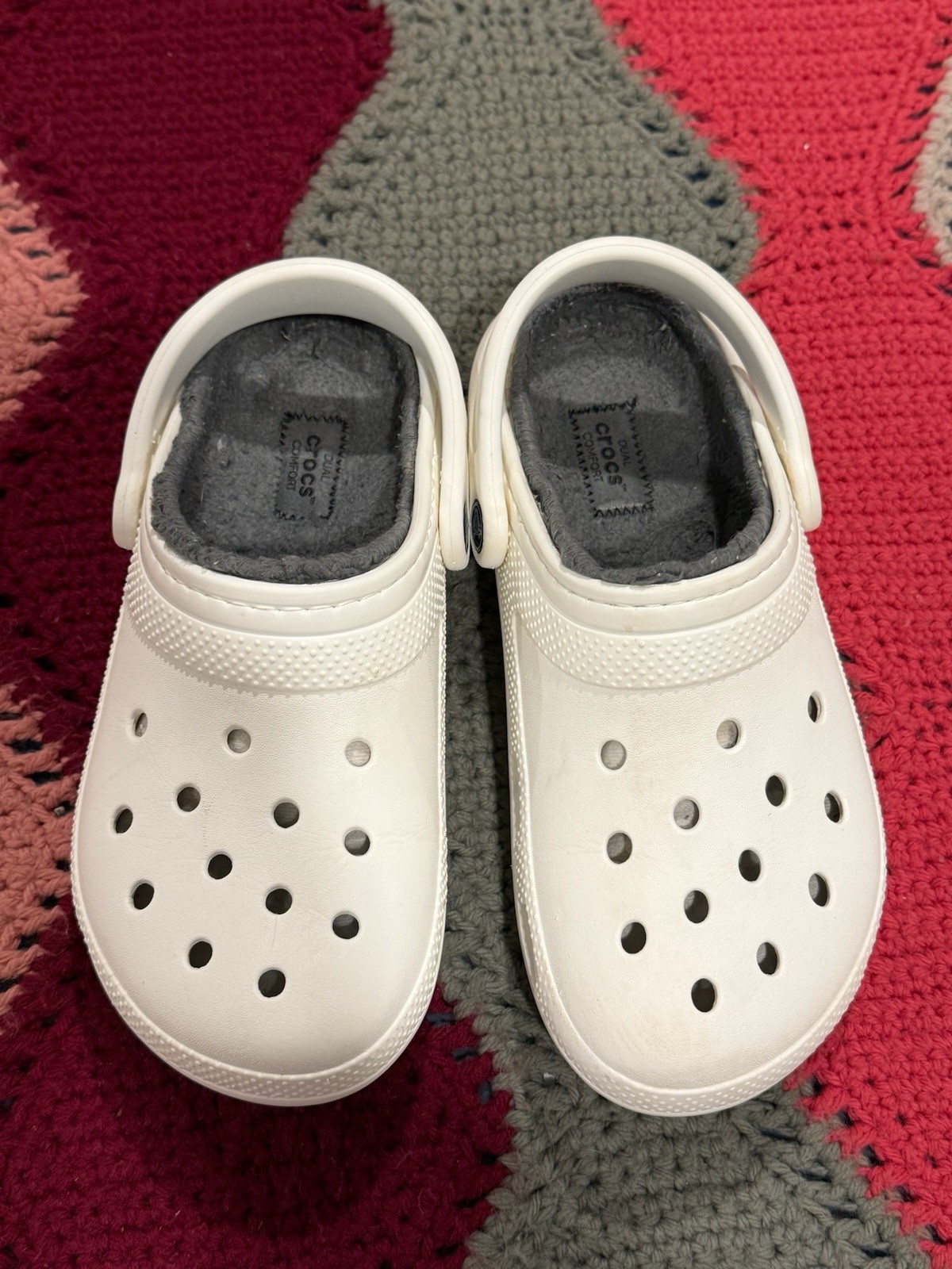 Crocs Baya Lined Clog White Size M5/W7