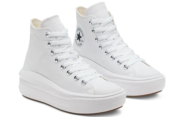 Converse Chuck Taylor All Star Move Platform Women Size 6.5 White New 568498C