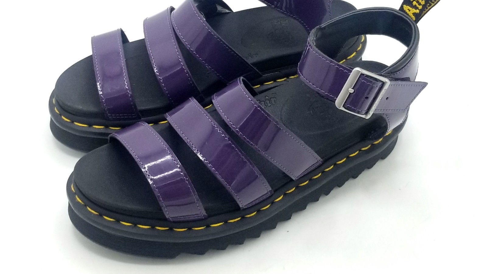 Dr. Martens Blaire Blackcurrent Purple Women’s Platform Strap Sandals Size 9