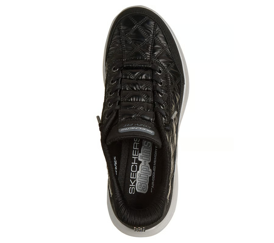 Skechers Women Shoes Slip Ins Cozy Fit Slip On Cushioned Sparkling Luxury 150508