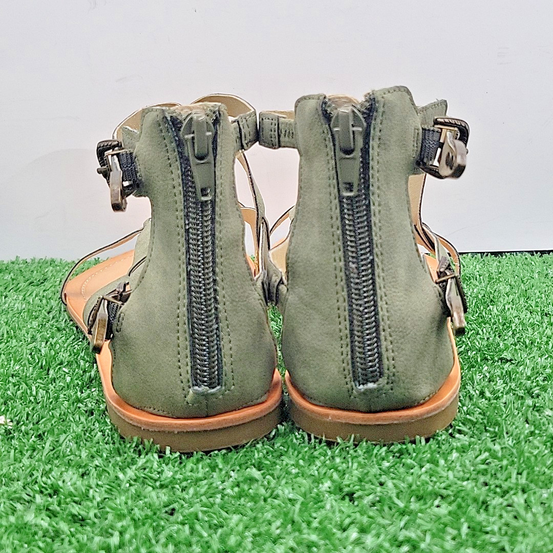 Guess Hisabel Dress Sandals Women’s Size 9 M Green Daily Shoes with Box