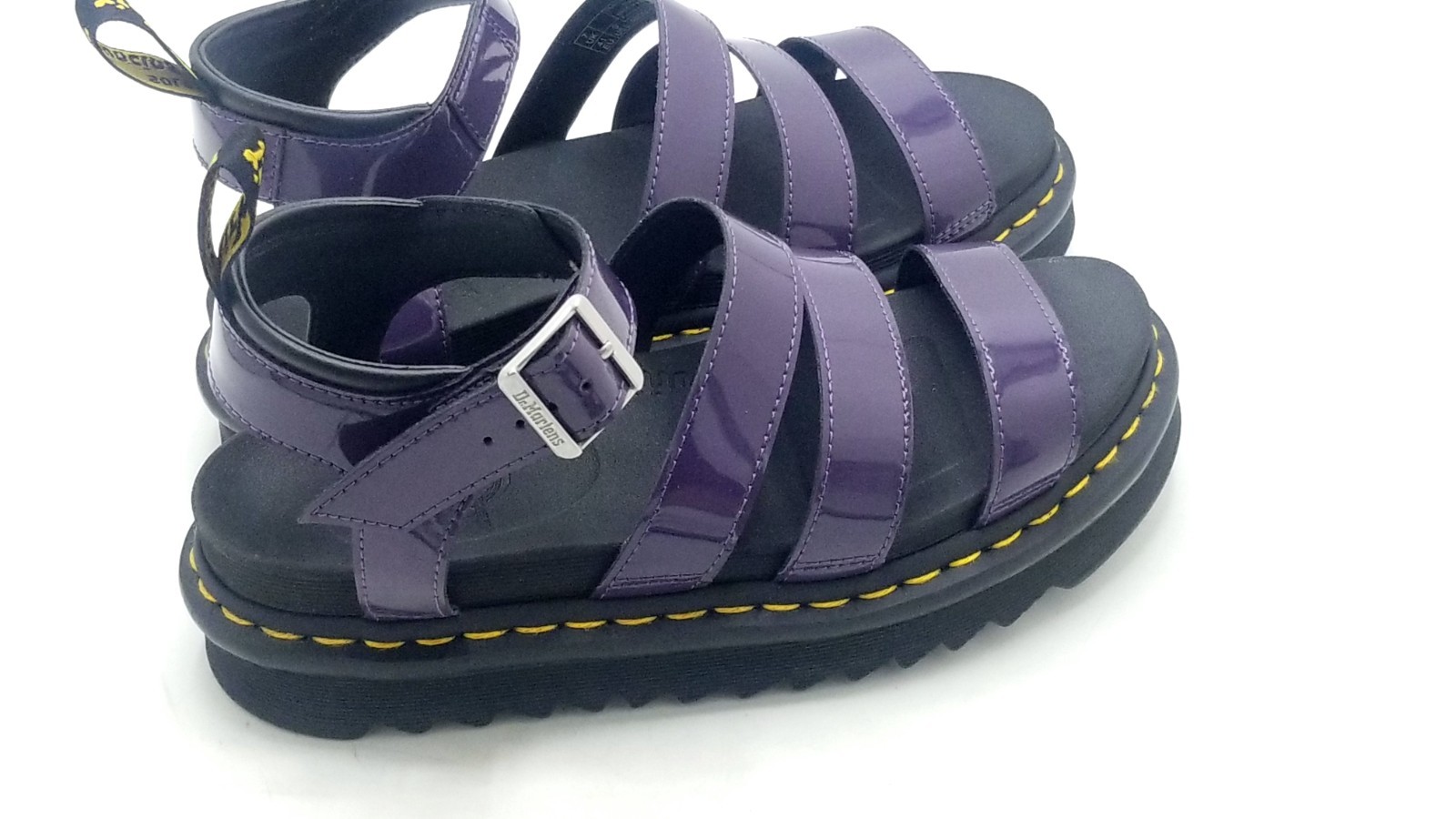 Dr. Martens Blaire Blackcurrent Purple Women’s Platform Strap Sandals Size 9