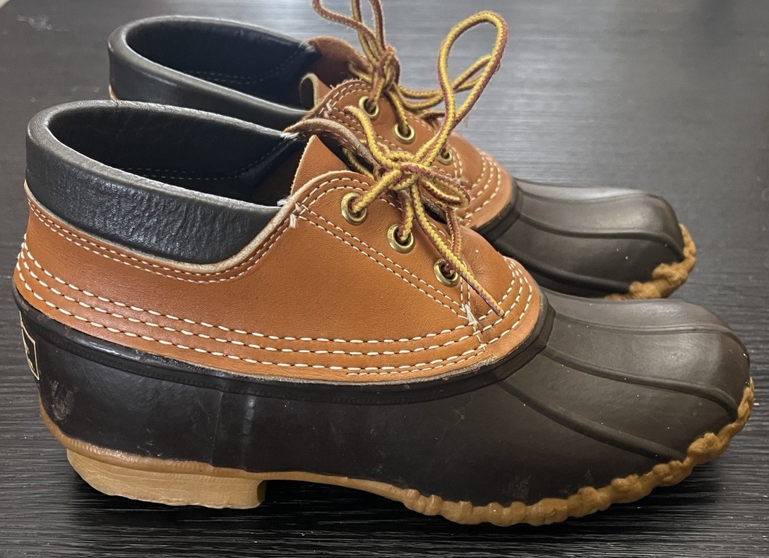 Vintage L.L. Bean Maine Hunting Shoes Duck Boots Women’s 7 Made In USA