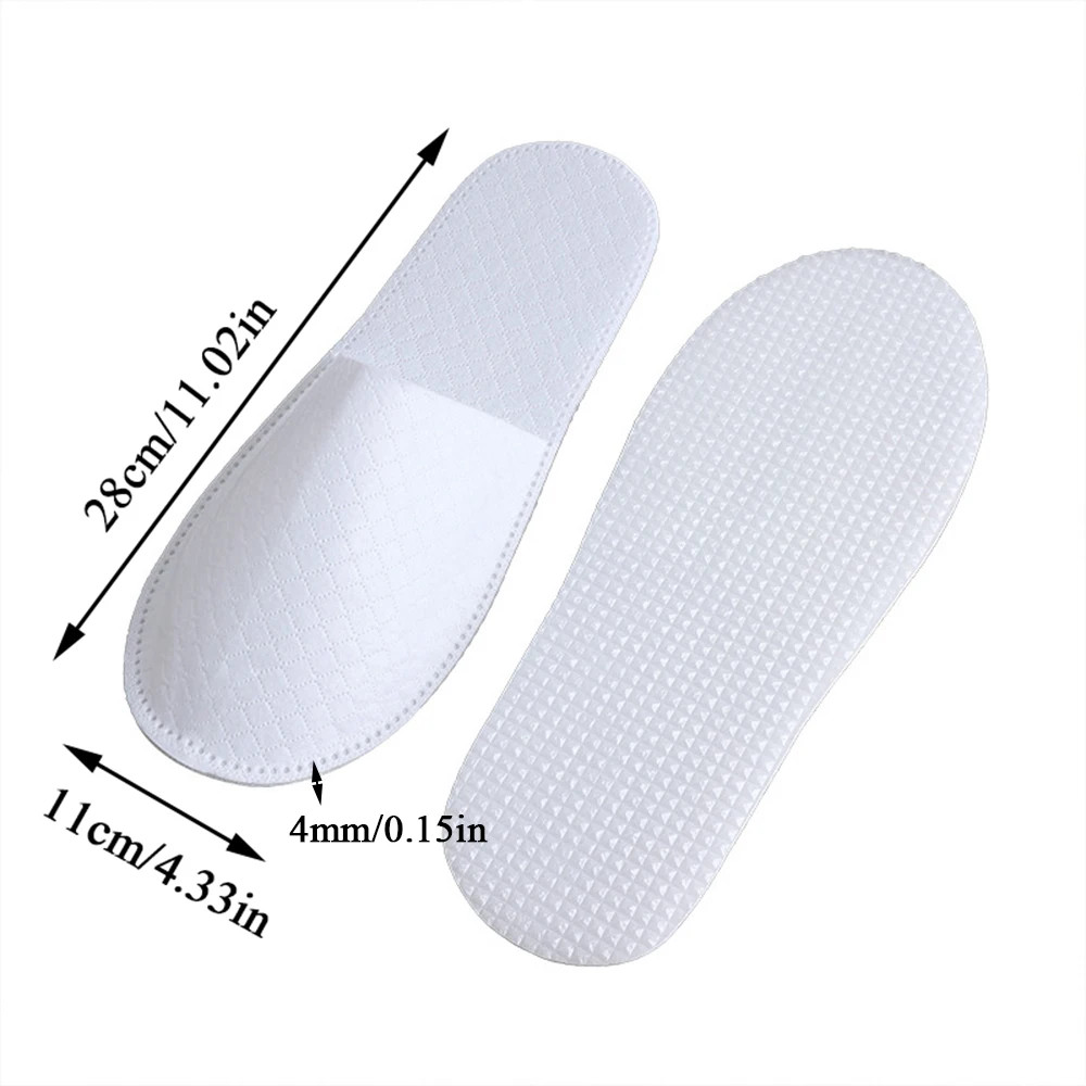 1 Pair Women Men Disposable Slippers Non-slip Home Guest Slippers Spa Hotel Slip