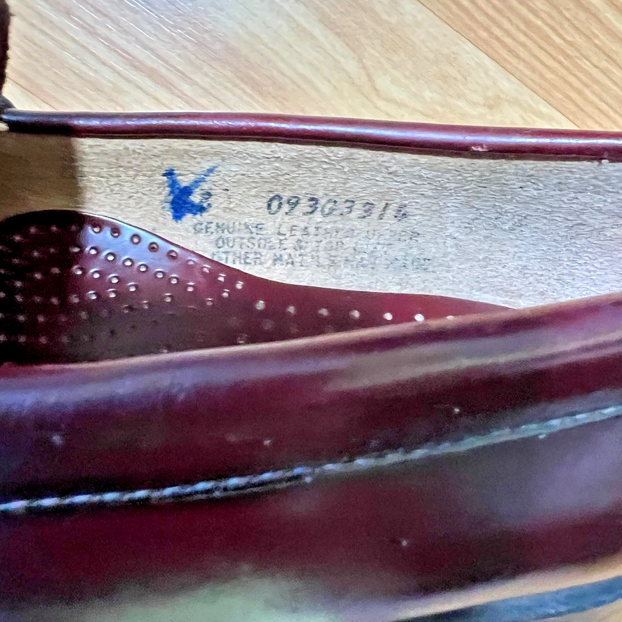 G.H. Bass Weejuns Leather Penny Loafers Women’s 7.5 C Burgundy Slip On Shoes