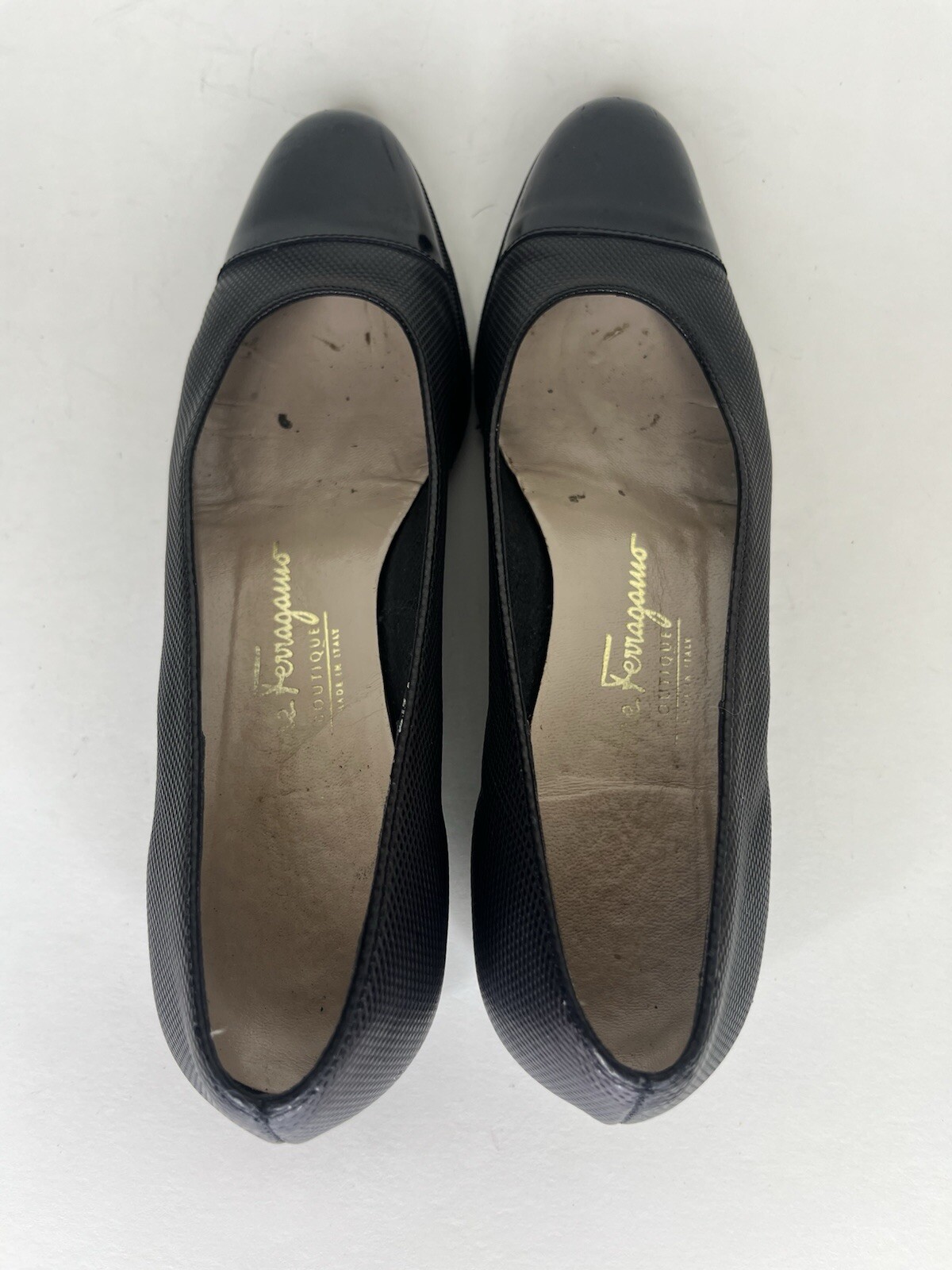 salvatore ferragamo boutique women shoes Pumps Heels Women Size 7.5 4A Black