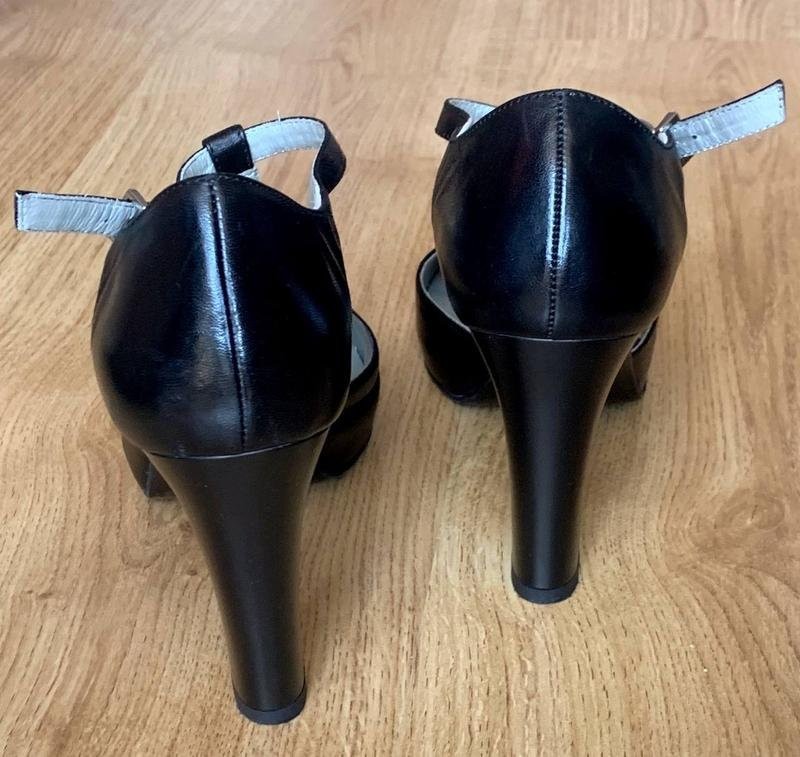 Women Nero Giardini heels black leather 35.5