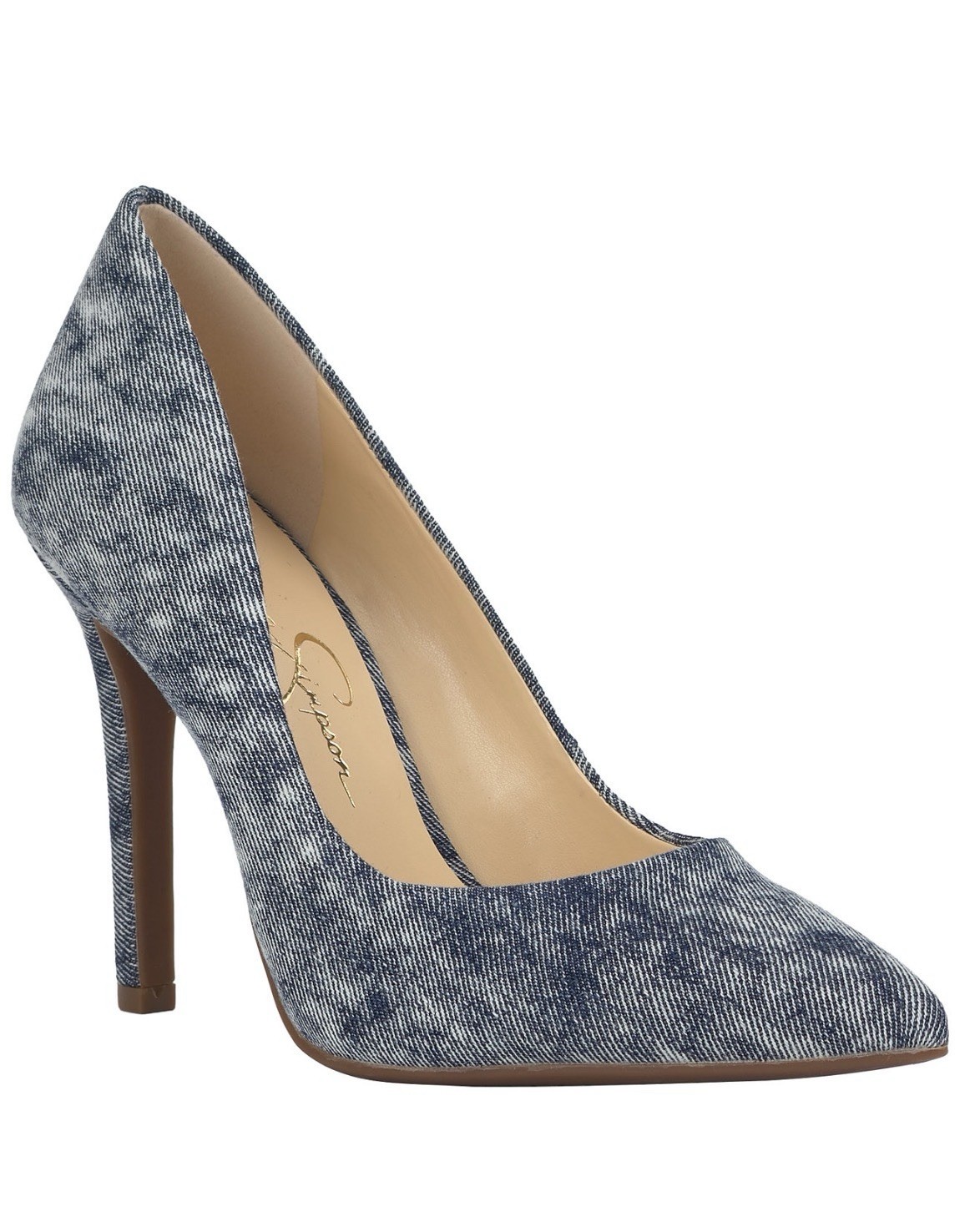 Jessica Simpson Cassini Denim Pumps Women’s Size 8 New Without Box