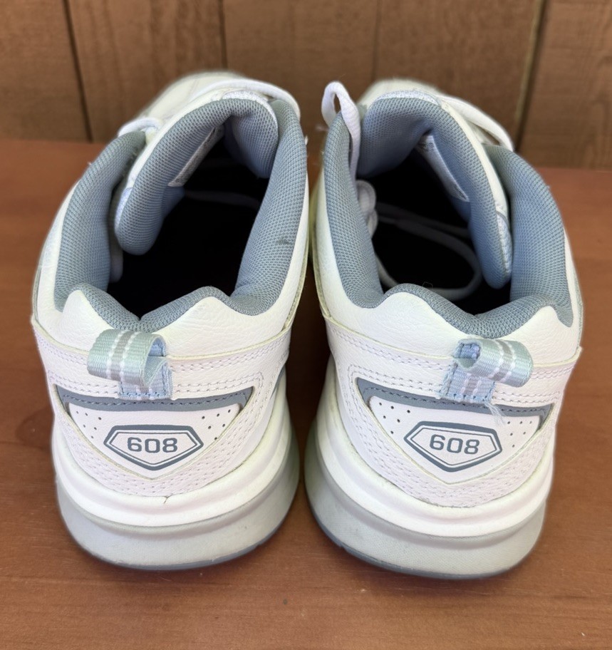 New Balance Women’s 608 V5 Casual Comfort Cross Trainer Shoes White Size 8.5 W