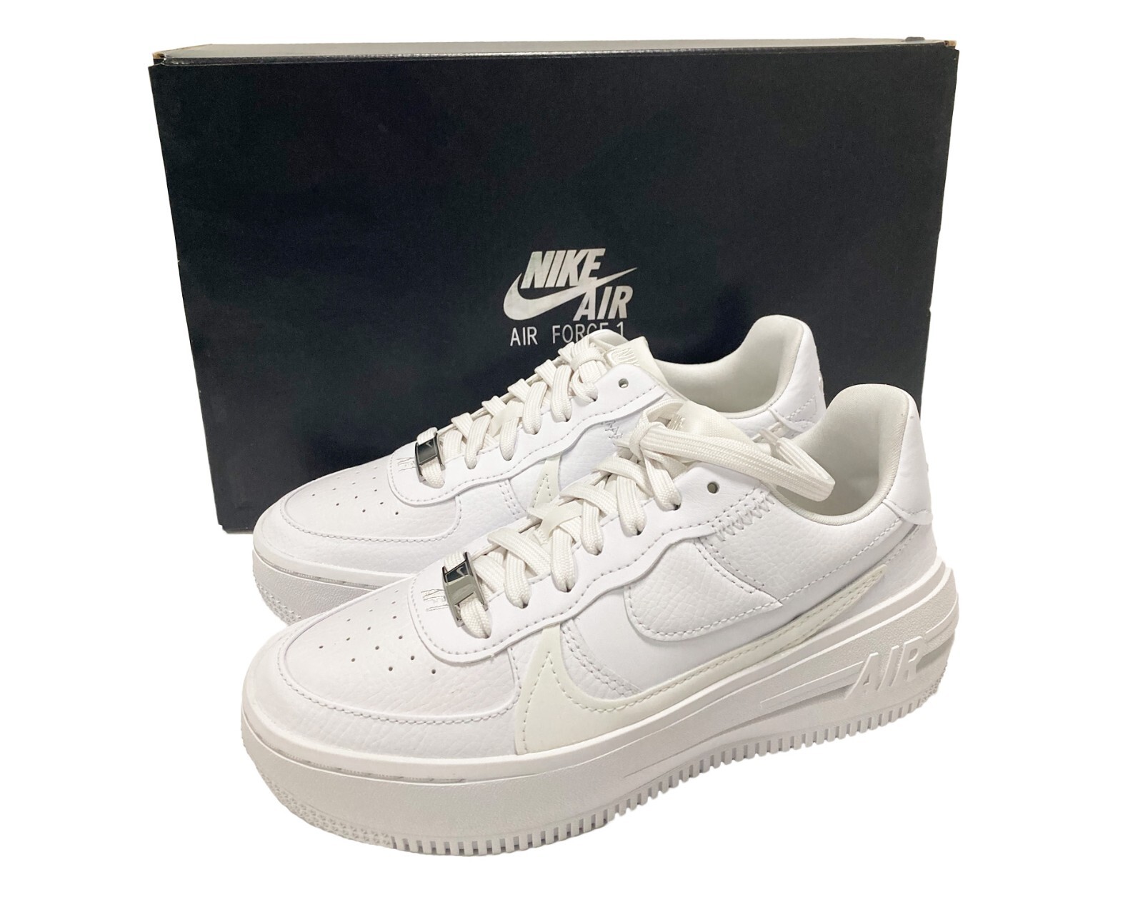 Nike Air Force 1 PLT.AF.ORM Sneakers Shoes, Women’s DJ9946-100, Summit White