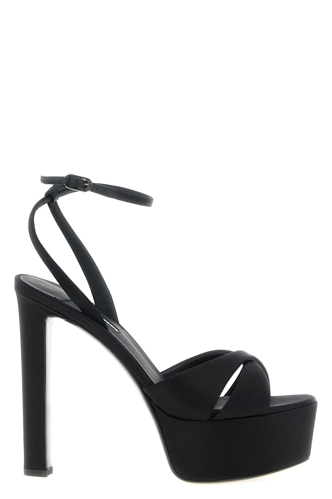 LE SILLA Odette 140mm Black Sandals New & Authentic