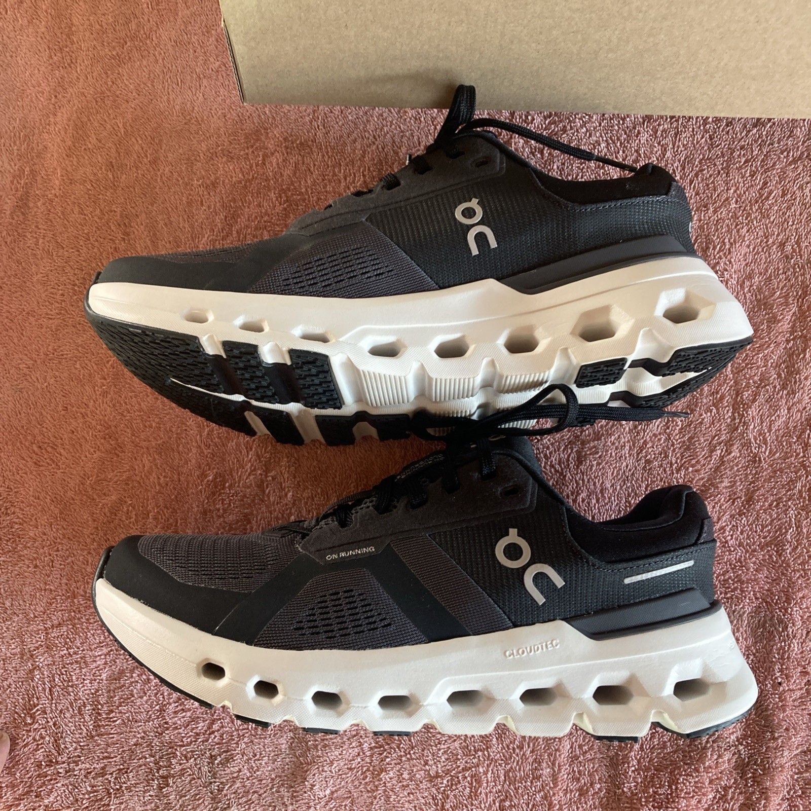 On Cloud Cloudrunner 2 Lace Up Shoes Women’s Size 7.5 Eclipse/Black