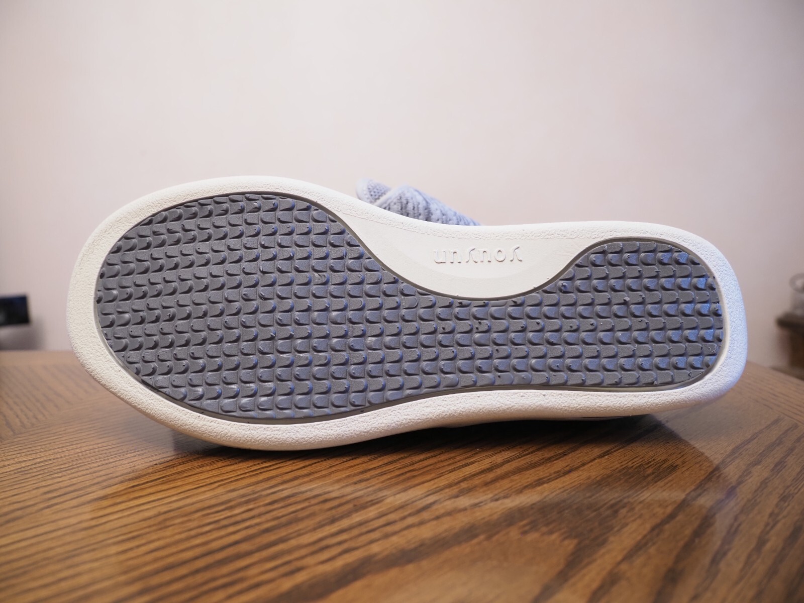 New YOUYUN Memory Foam Technology Gray Mesh Diabetic Unisex Shoes Size M-9 /W-10