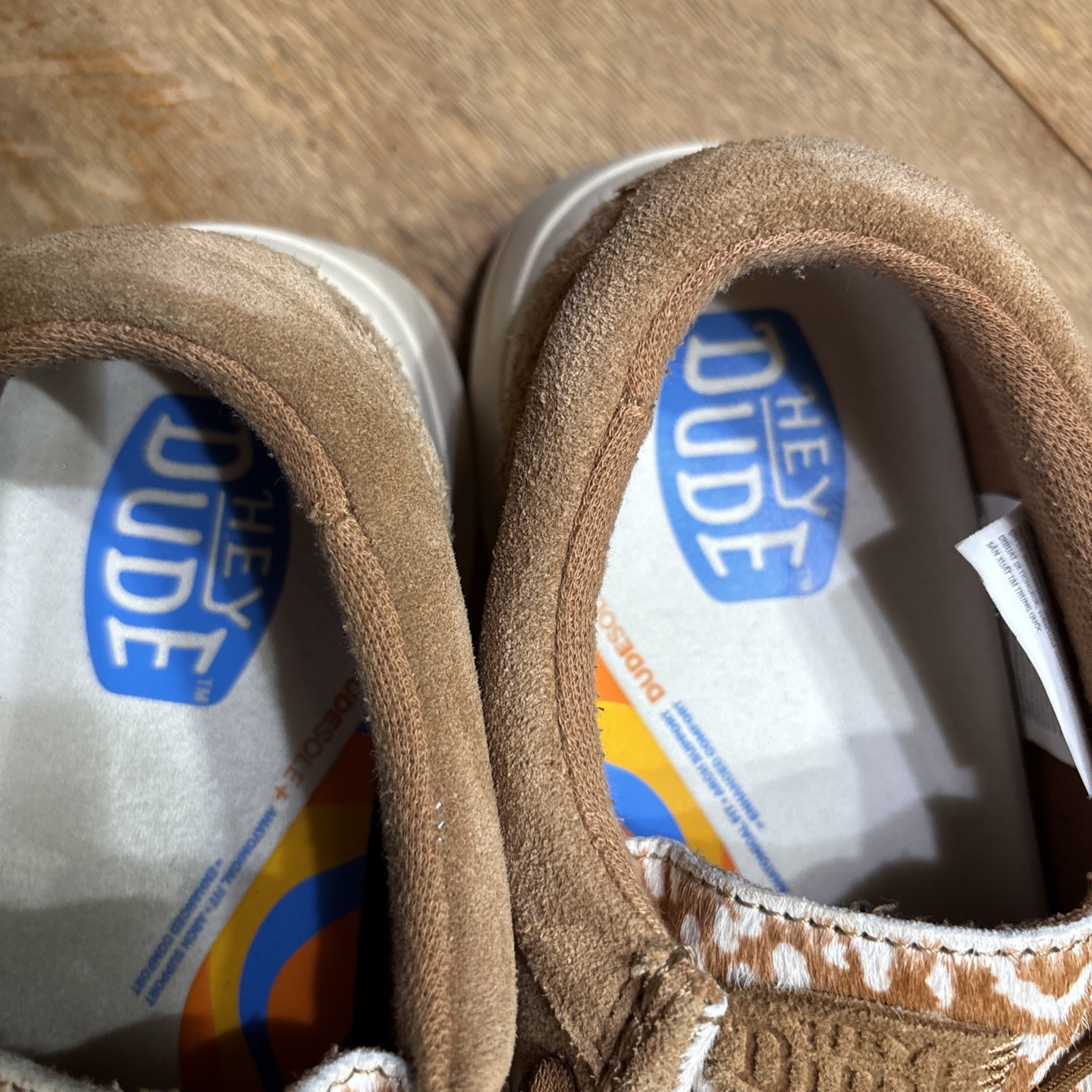 Hey Dude Wendy Comf Luxe Suede Shoes. Size W10