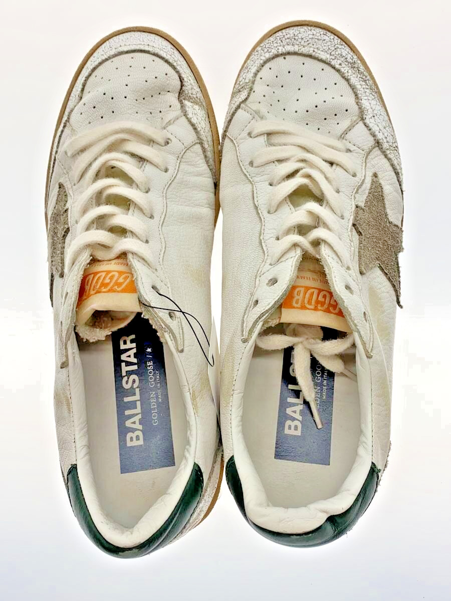 GOLDEN GOOSE GGDB BALLSTAR Sneakers EU:40 US:10 White Leather Shoes