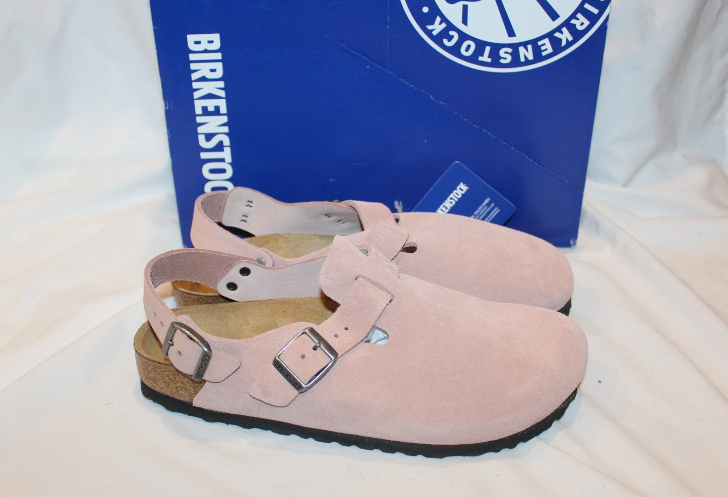 Birkenstock Women’s Tokio II Suede Pink Clay Sandals EU 41 US 10 Narrow
