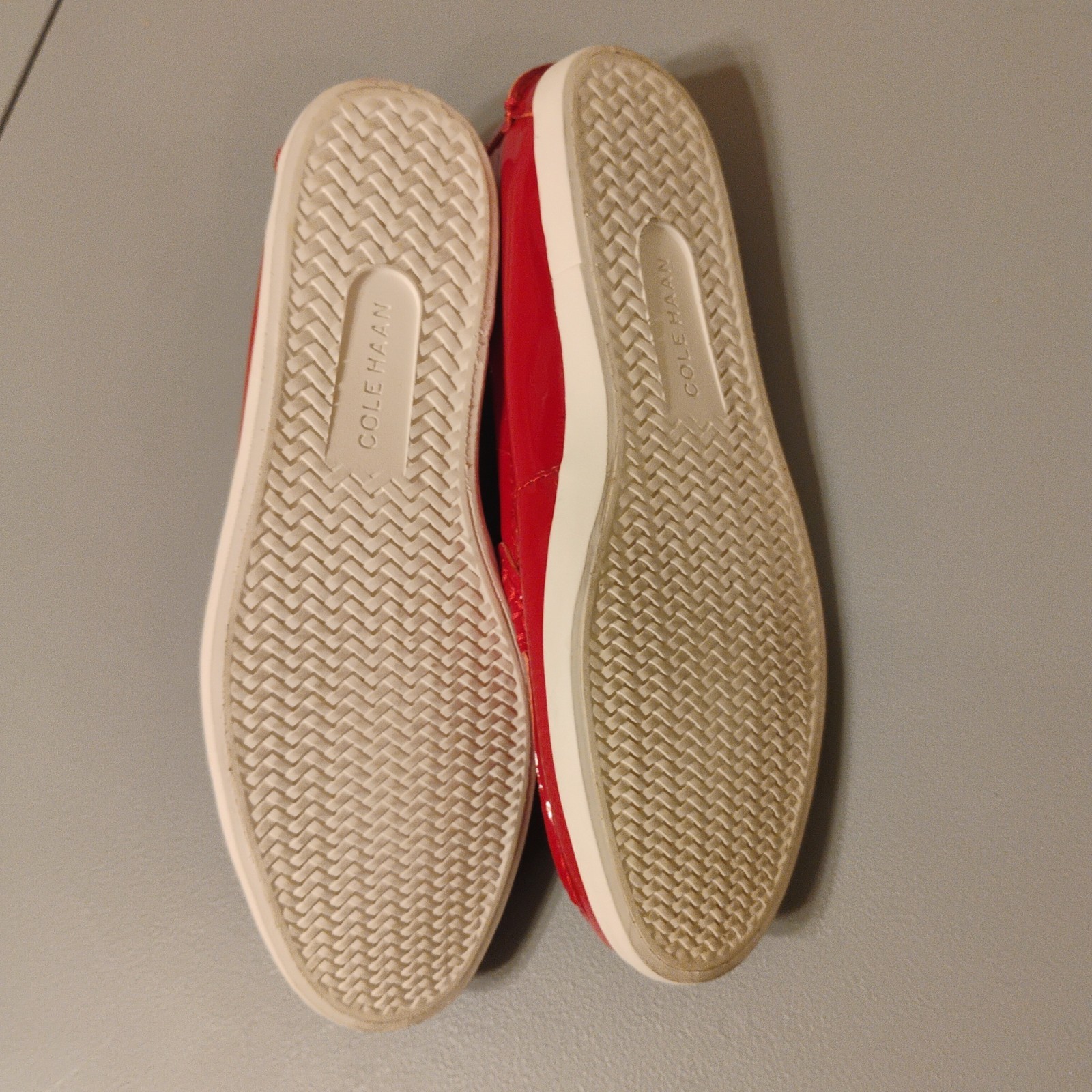 Cole Haan Pinch Maine Classic 7 1/2 Red Pantend Leather Pennie Loafer