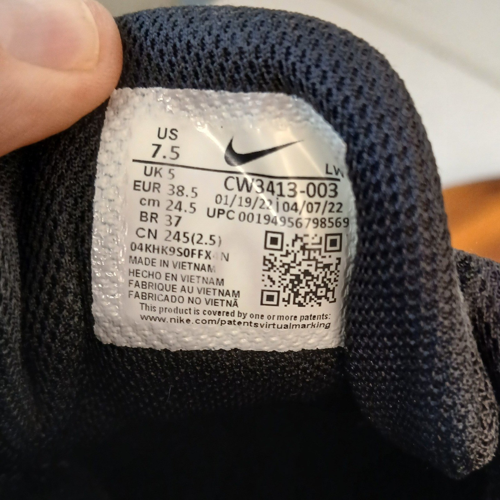 Nike Downshifter 11 Womens 7.5 Black Mesh Running Shoes Sneakers CW3413-003