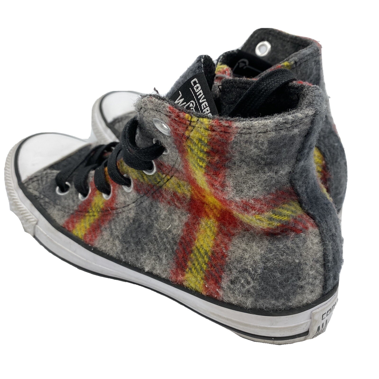 Converse Woolrich All Star Plaid Flannel Chuck Taylor’s Shoes Mens 4 Womens 6