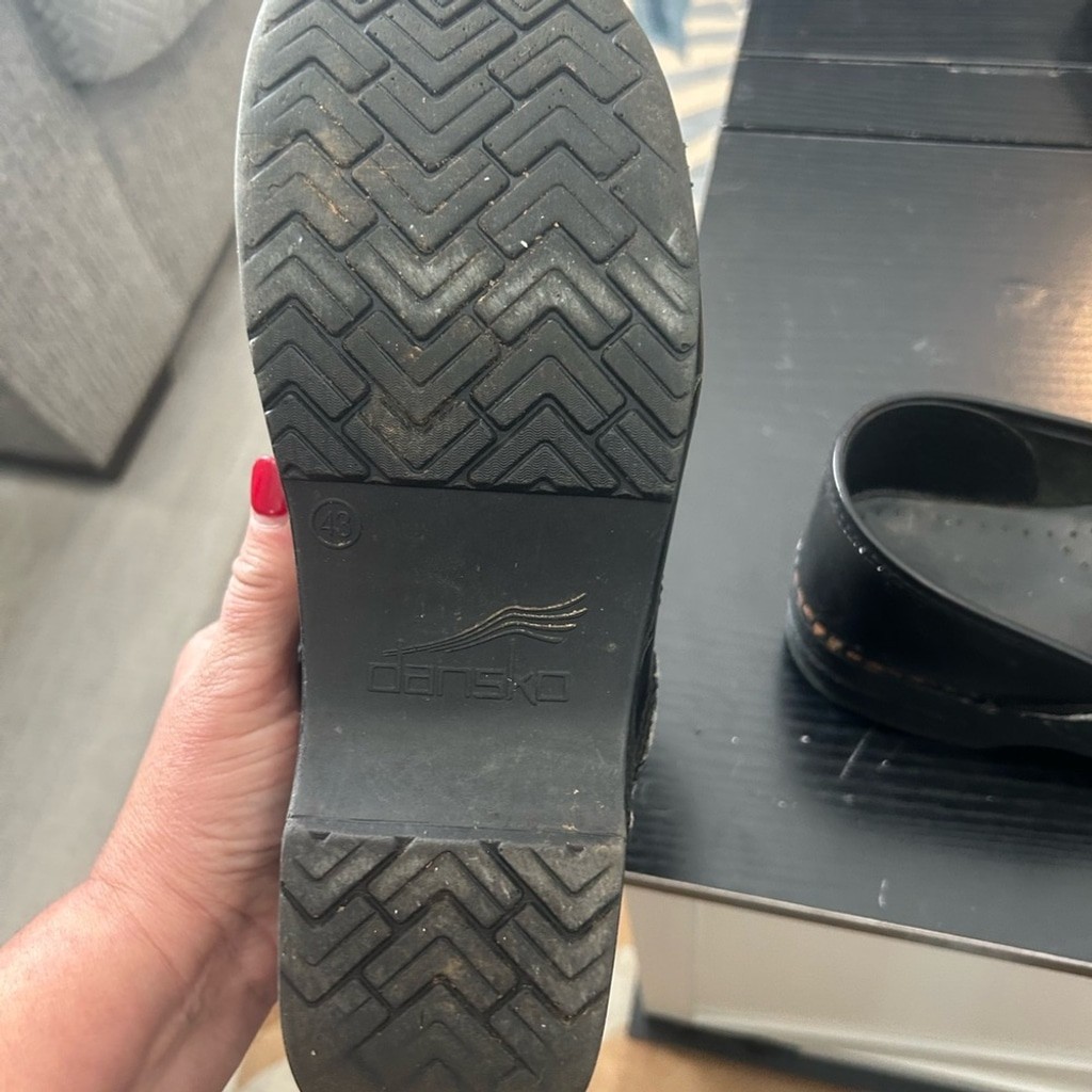 Dansko Black Leather Footwear